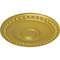 Ekena Millwork Foster Ceiling Medallion (Fits Canopies up to 5 5/8"), Hand-Painted Rich Gold, 19 1/8"OD x 1"P CM19FORGS - alternate 5